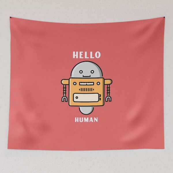 Item preview, FUNNY ROBOT, HELLO HUMAN designed and sold by Studio TANFF.