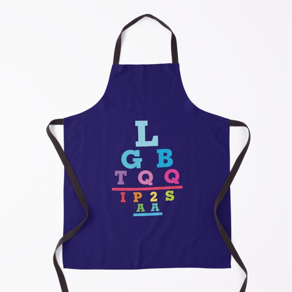 Item preview, LGBTQQIP2SAA Gay Pride Rainbow Expanded LBGT Eye Chart designed and sold by jaygo.