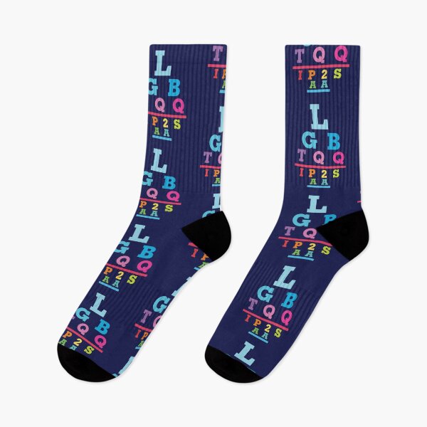 Item preview, LGBTQQIP2SAA Gay Pride Rainbow Expanded LBGT Eye Chart designed and sold by jaygo.