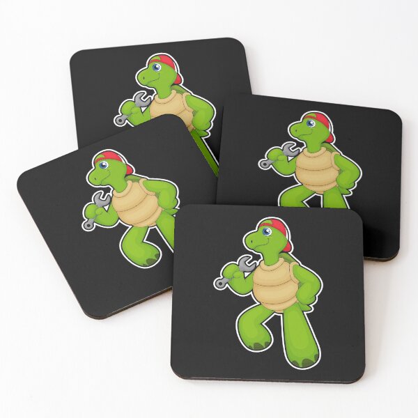 Item preview, Turtle as Mechanic with Wrench & Cap designed and sold by Snabdesign84.