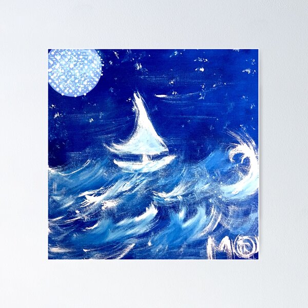 Artikelvorschau, Blue Moon Segeln entworfen und verkauft von Maureen Zaharie.
