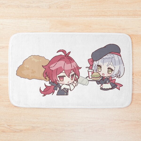 Item preview, Genshin Impact Chibi Diluc and Noelle  designed and sold by NewEraMutant.