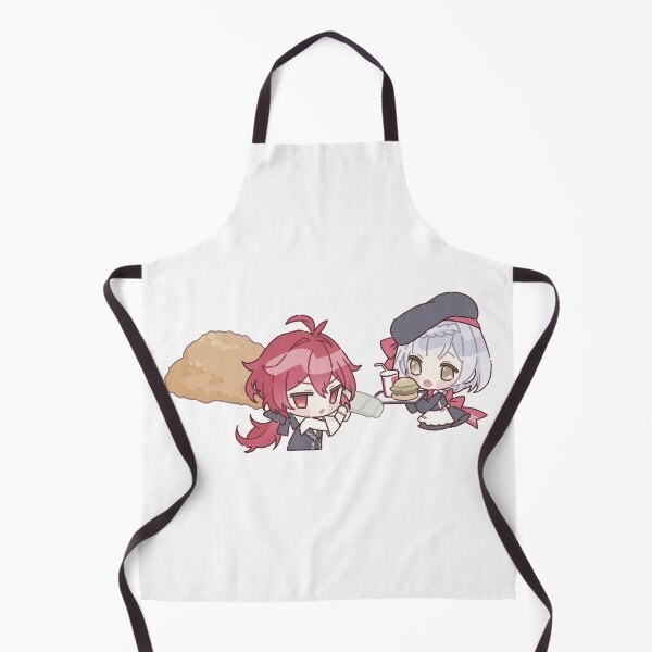 Item preview, Genshin Impact Chibi Diluc and Noelle designed and sold by NewEraMutant.
