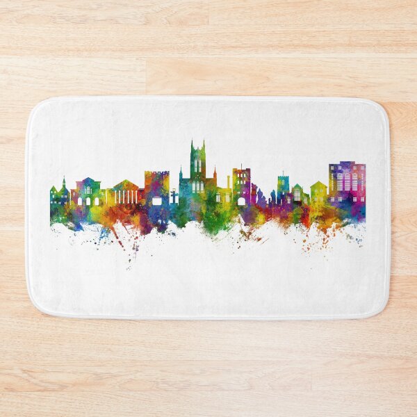 Item preview, Bury St Edmunds England Skyline designed and sold by ArtPrints.