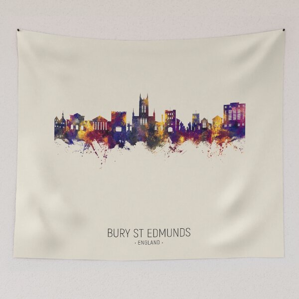 Item preview, Bury St Edmunds England Skyline designed and sold by ArtPrints.