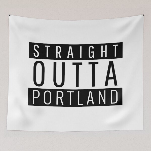 Item preview, Straight Outta Portland Oregon  designed and sold by Teelogic.