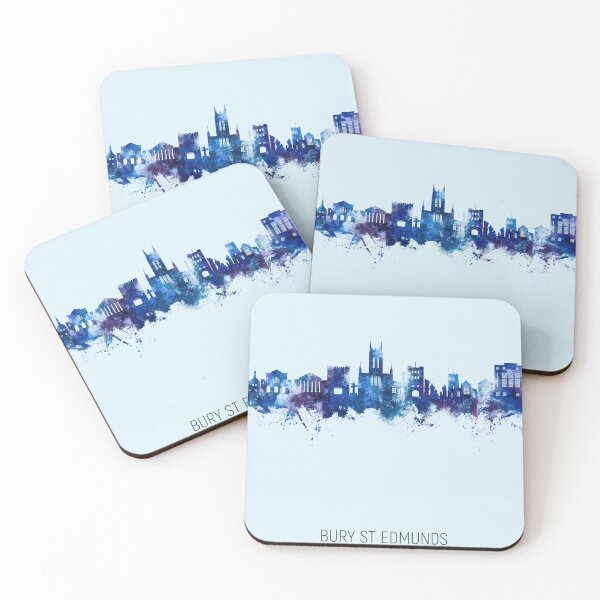 Item preview, Bury St Edmunds England Skyline designed and sold by ArtPrints.