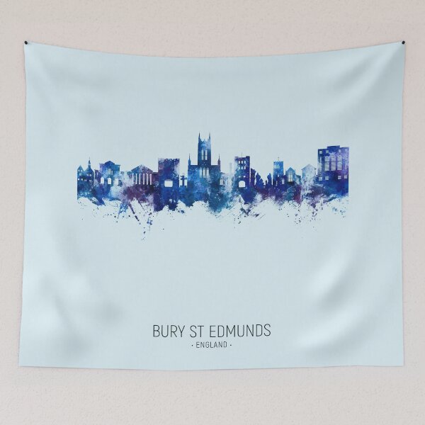 Item preview, Bury St Edmunds England Skyline designed and sold by ArtPrints.