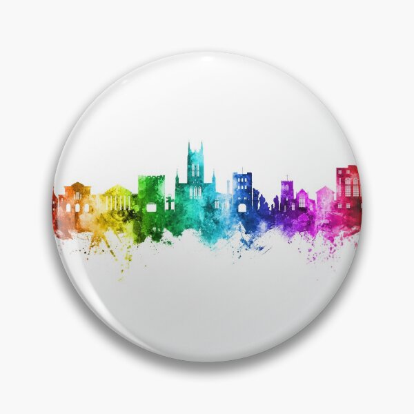 Item preview, Bury St Edmunds England Skyline designed and sold by ArtPrints.