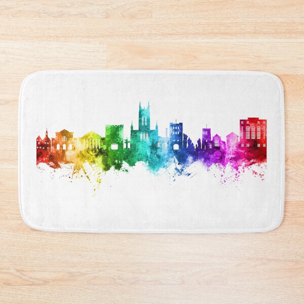 Item preview, Bury St Edmunds England Skyline designed and sold by ArtPrints.