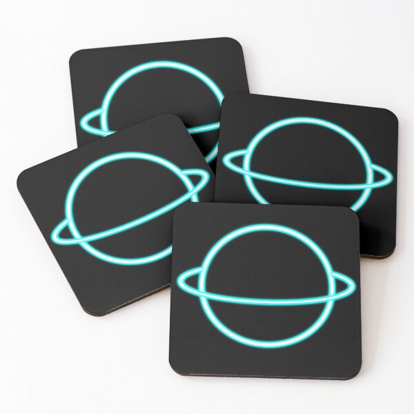 Item preview, Neon Turquoise Blue Planet designed and sold by ADreamWorld.