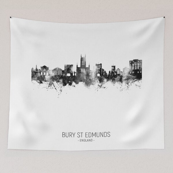 Item preview, Bury St Edmunds England Skyline designed and sold by ArtPrints.