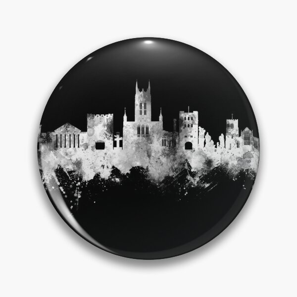 Item preview, Bury St Edmunds England Skyline designed and sold by ArtPrints.