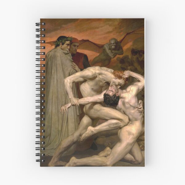 Item preview, Dante and Virgil in Hell by Bouguereau designed and sold by academic-art.