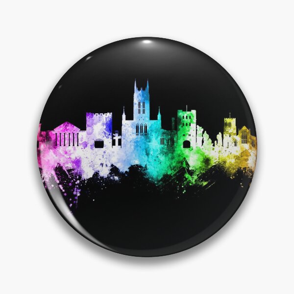 Item preview, Bury St Edmunds England Skyline designed and sold by ArtPrints.