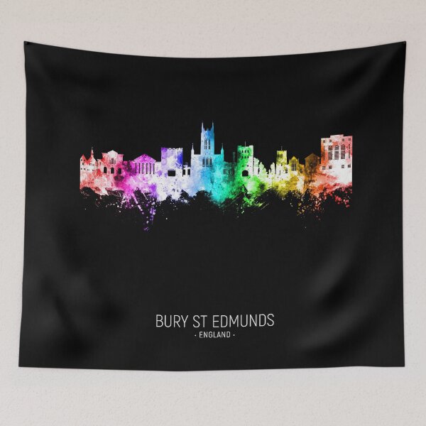Item preview, Bury St Edmunds England Skyline designed and sold by ArtPrints.