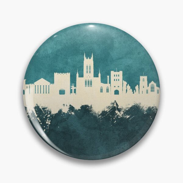 Item preview, Bury St Edmunds England Skyline designed and sold by ArtPrints.