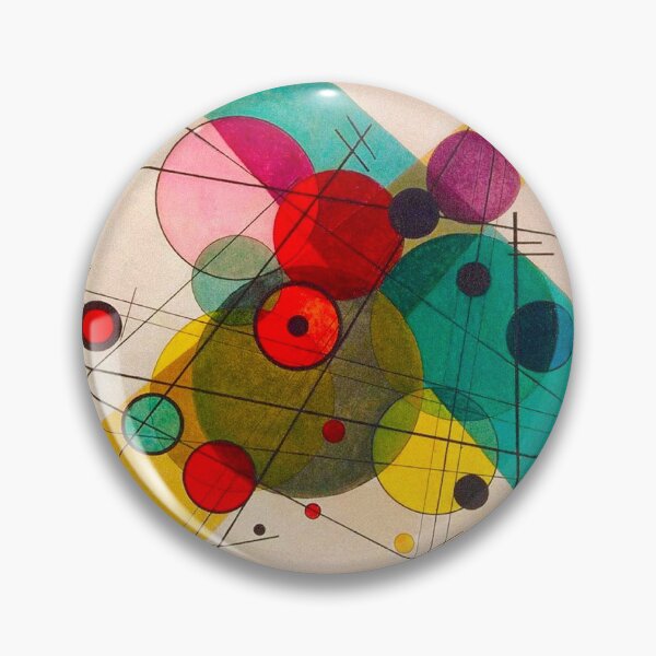 Item preview, KANDINSKY HD - Circles in a Circle Art designed and sold by Go Logo Designs.
