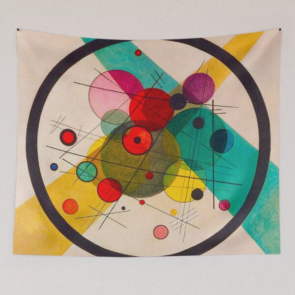 Item preview, KANDINSKY HD - Circles in a Circle Art designed and sold by Go Logo Designs.