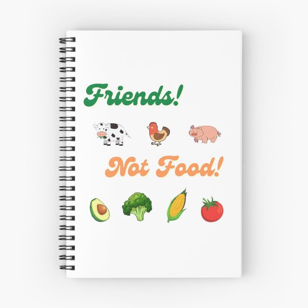 Item preview, Vegan Stickerpack, Friends. Not Food! designed and sold by Bossmommy84.