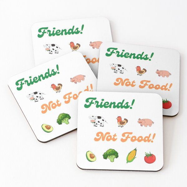 Item preview, Vegan Stickerpack, Friends. Not Food! designed and sold by Bossmommy84.