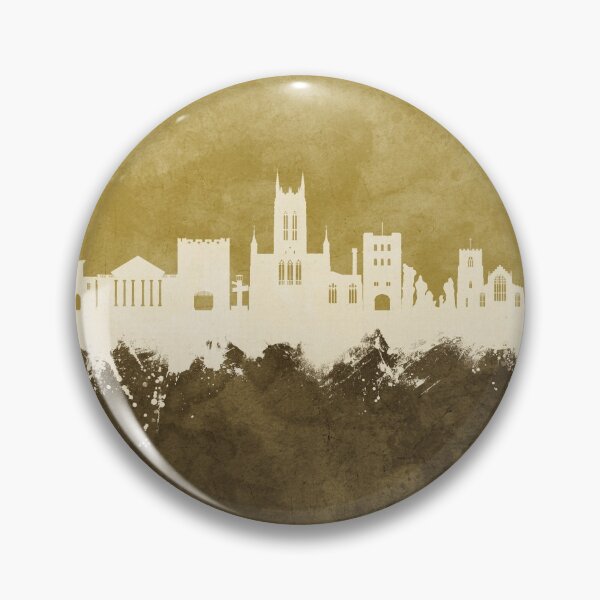 Item preview, Bury St Edmunds England Skyline designed and sold by ArtPrints.