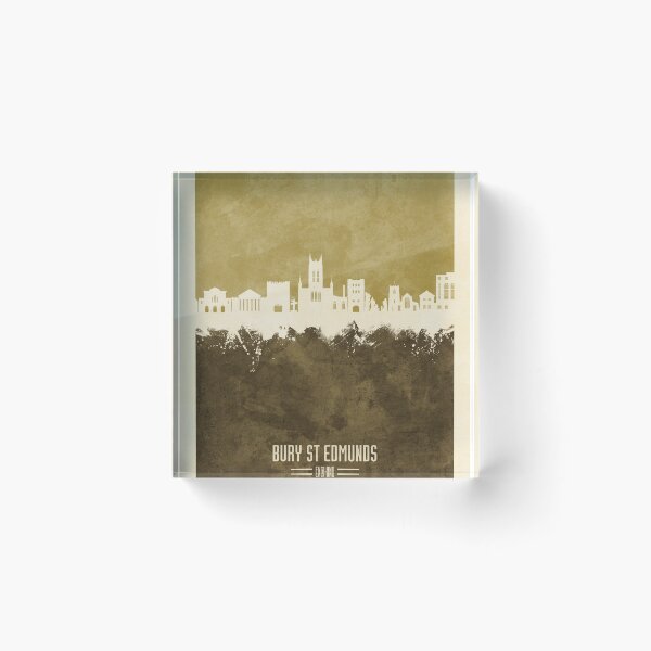 Item preview, Bury St Edmunds England Skyline designed and sold by ArtPrints.