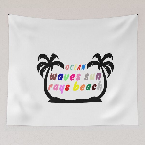 Item preview, Ocean Waves Sun Rays Beach designed and sold by Simoel12.