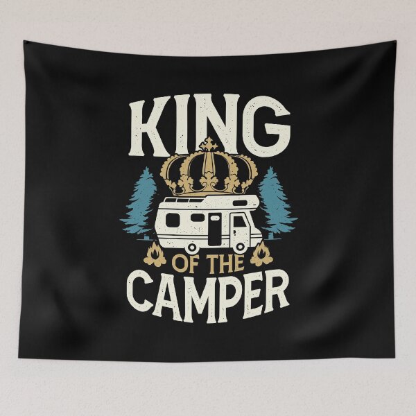 Item preview, King Of The Camper RV Camping Camper Gift designed and sold by Marcid95.