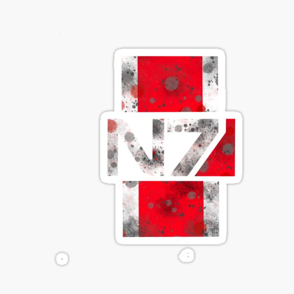 Vista previa del artículo con la obra «Mass Effect Legendary Edition N7», diseñado y vendido por laurasgallery.