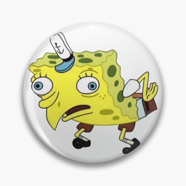 Item preview, Mocking Spongebob Meme designed and sold by Susan Mathie.