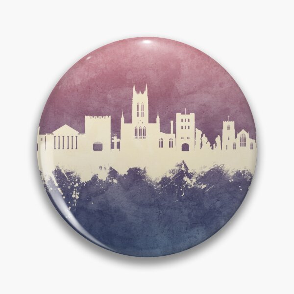 Item preview, Bury St Edmunds England Skyline designed and sold by ArtPrints.