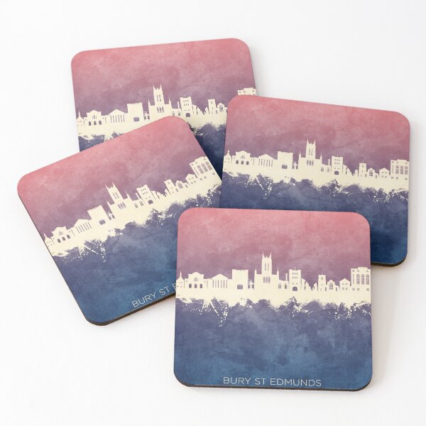 Item preview, Bury St Edmunds England Skyline designed and sold by ArtPrints.