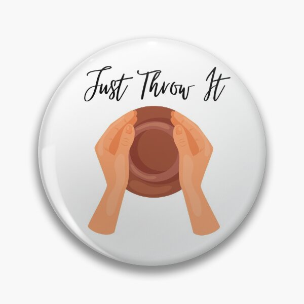 Item preview, Just Throw It Pottery Design  designed and sold by StephRenDesign.
