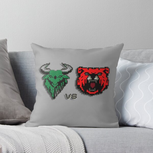Item preview, Bull vs Bear  designed and sold by The Invisible Hand  Shop.