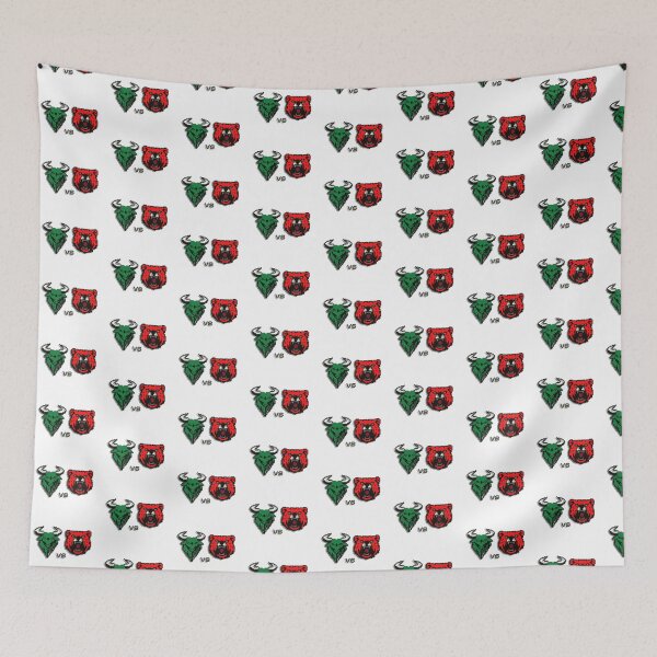Item preview, Bull vs Bear  designed and sold by The Invisible Hand  Shop.