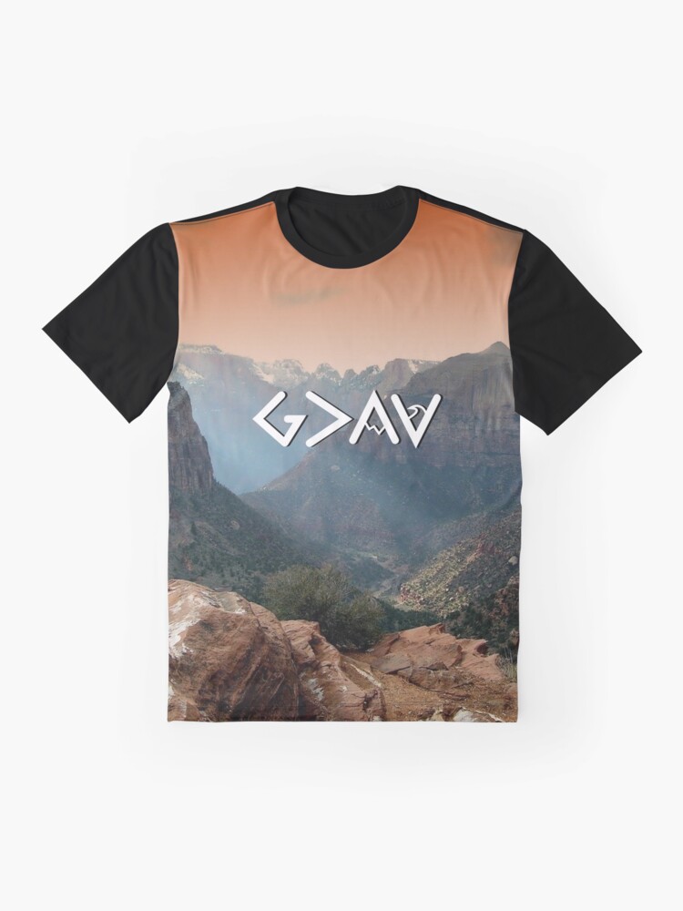 God is Greater Than the Highs and Lows - Mountain Valley Graphic