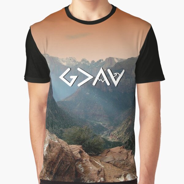 God is Greater Than the Highs and Lows - Mountain Valley Graphic