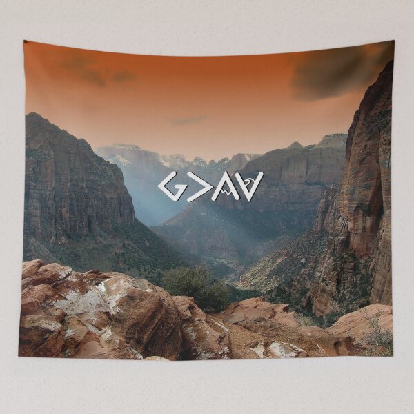 Item preview, God is Greater Than the Highs and Lows - Mountain Valley designed and sold by ChristianLife.