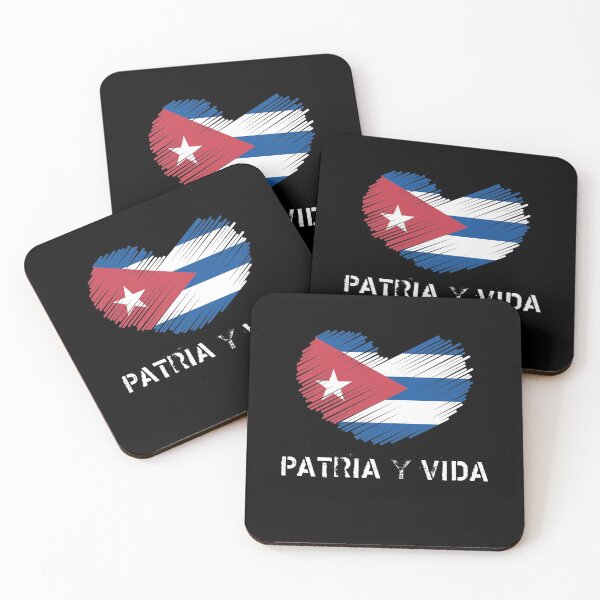Item preview, PATRIA Y VIDA y VIVA CUBA LIBRE Cuban Revolution designed and sold by Linery Brand.