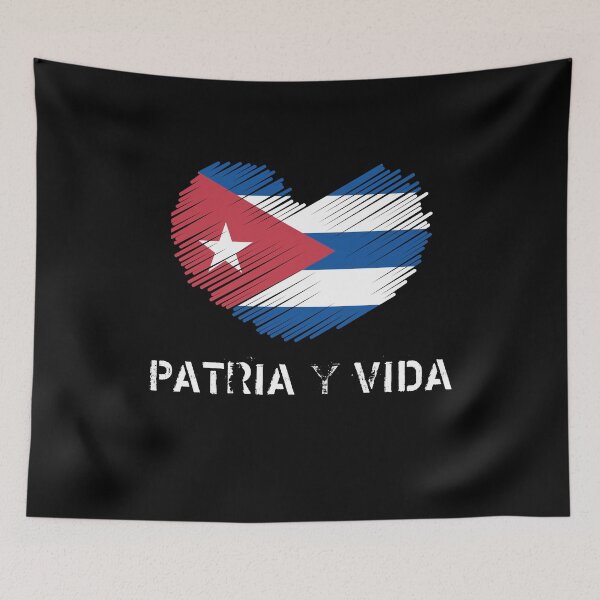 Artikelvorschau, PATRIA Y VIDA y VIVA CUBA LIBRE Kubanische Revolution entworfen und verkauft von Linery Brand.