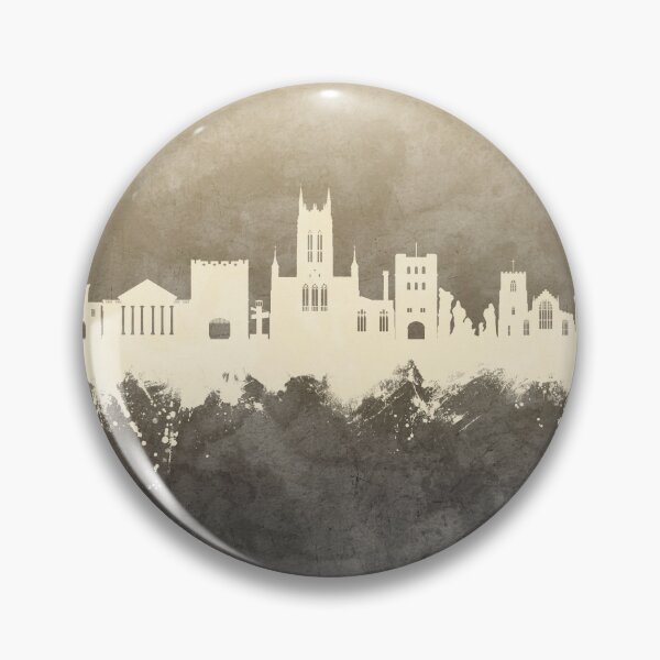 Item preview, Bury St Edmunds England Skyline designed and sold by ArtPrints.