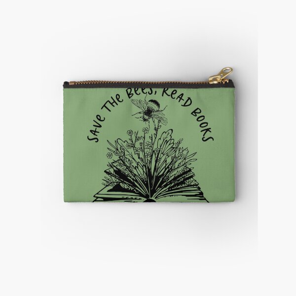 Item preview, Flowers Growing from Book-Save the Bees-Addicted to Reading designed and sold by DiensDesign.