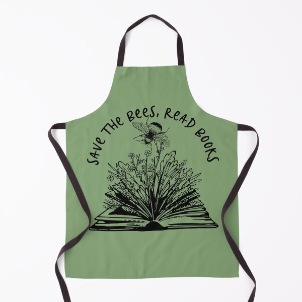 Item preview, Flowers Growing from Book-Save the Bees-Addicted to Reading designed and sold by DiensDesign.
