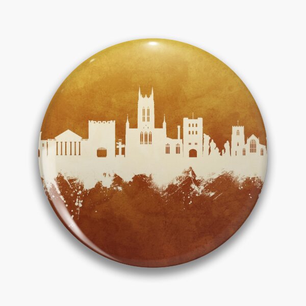 Item preview, Bury St Edmunds England Skyline designed and sold by ArtPrints.