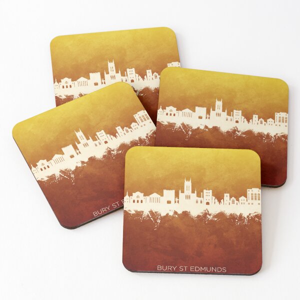 Item preview, Bury St Edmunds England Skyline designed and sold by ArtPrints.