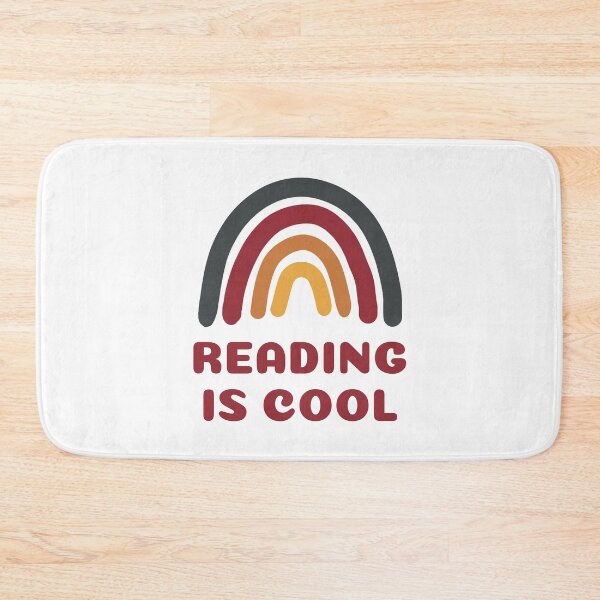 Item preview, Reading Is Cool, Retro Rainbow designed and sold by Everythingafter.