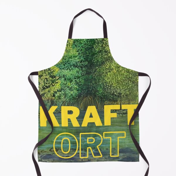 Item preview, KraftOrt - place of strength - painting of the forest in oil. designed and sold by Anke Franikowski.