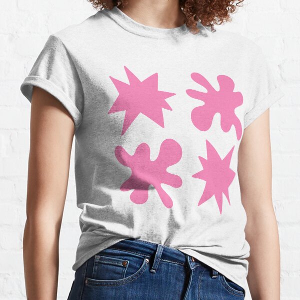 Kiki/Bouba - pink and white Classic T-Shirt