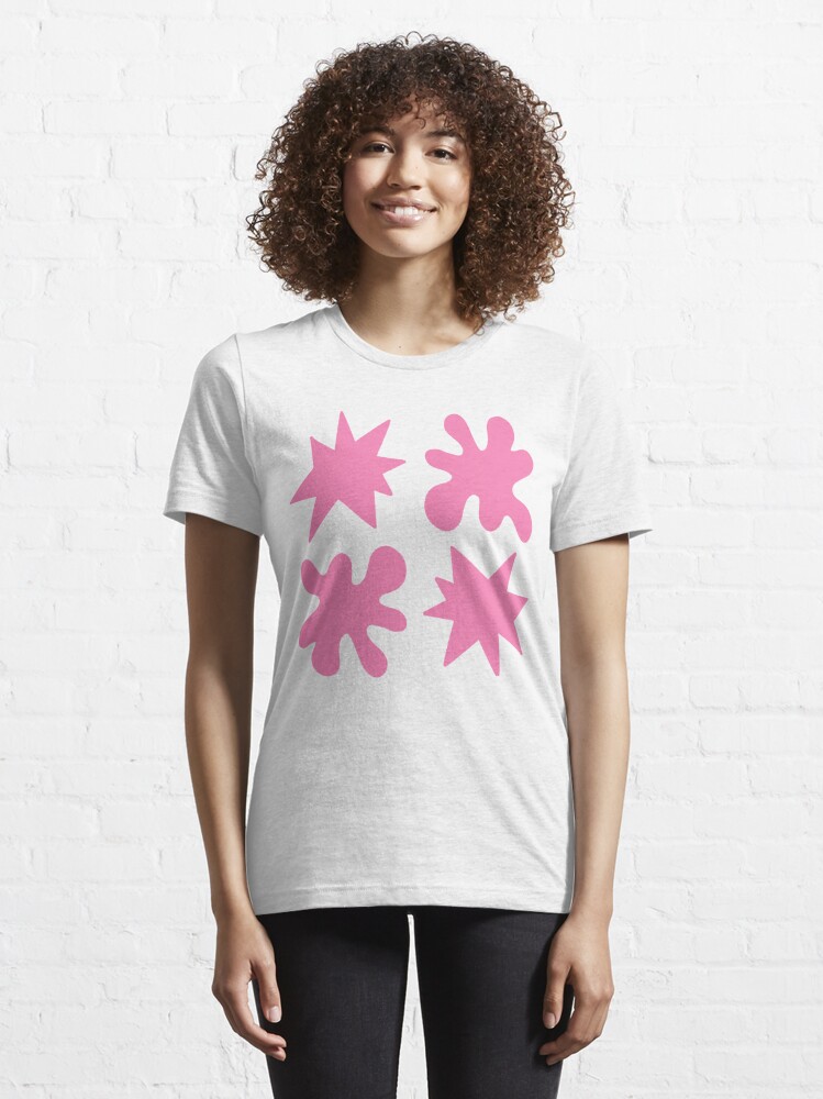 Kiki/Bouba - pink and white Essential T-Shirt for Sale by Lingthusiasm